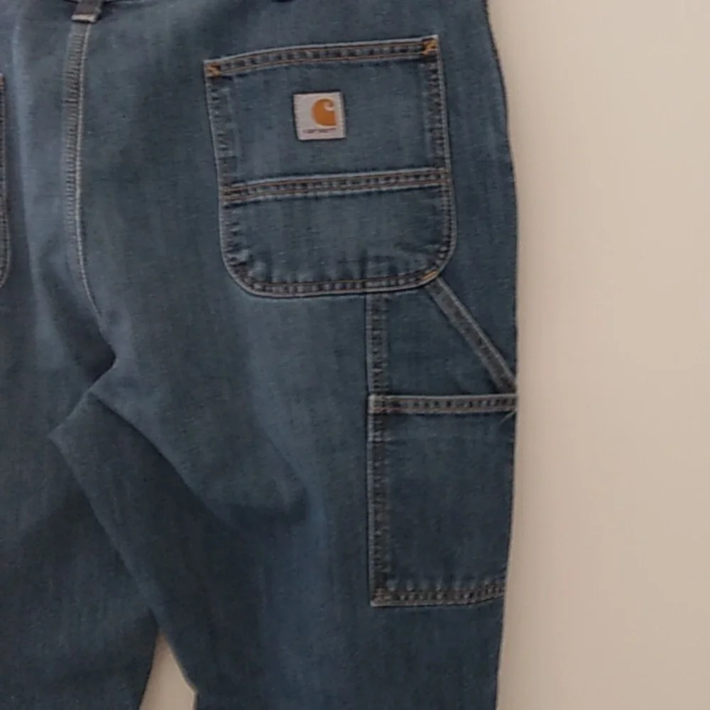Carhartt‎ Carpenter Jeans Size 42X29 1/2 Relaxed Fit Utility Cargo Straight Leg